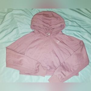 Gymshark Training Cropped Hoodie Light Purple size Medium